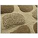 Tappeto Da Bagno Antiscivolo Disegno Stone Colore Beige 65x130 Beige - Foto miniatura 1