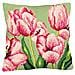 Collezione D'arte 40 X 40 Cm Tulip (destra) Punto Croce Kit Ammortizzatore - Foto miniatura 2