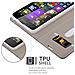 Custodia Compatibile Con Nokia Lumia 540 In Grigio Nero - Coperchio Protettiva Con Chiusura Magnetica, Funzione Stand E Tasca Per Le Carte - Foto miniatura 5