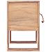 Comodino 40x30x50 Cm In Legno Massello Di Teak - Foto miniatura 2