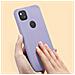 Cover Silicone Google Pixel 4a Semi-rigida Opaca Soft Touch Viola - Foto miniatura 2