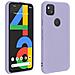 Cover Silicone Google Pixel 4a Semi-rigida Opaca Soft Touch Viola - Foto miniatura 1