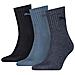 Sportsocken Shorts Crew 3p Calzini, Blu (denim Blue), 39-42 Unisex-adulto - Foto miniatura 3