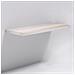 Mensolone In Laminato Sospeso Per Lavabi Da Appoggio Arredo Bagno Made In Italy *** Finitura- : Larice Bianco, Misure : L98xp50xh5 Cm - Foto miniatura 2