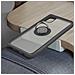 Cover Samsung Galaxy A51 Bimateriale Anello In Metallo Funzione Supporto Nero - Foto miniatura 3