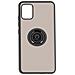 Cover Samsung Galaxy A51 Bimateriale Anello In Metallo Funzione Supporto Nero - Foto miniatura 1