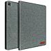 Cover Porta Carte Ipad 9 2021 Ipad 8 2020 Ipad 7 2019 Tessuto Grigio - Foto miniatura 1