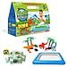 Gelli Mondi Dino Pack Verde Dino Figure Del Giocattolo 5 Usare Pack Sensoriali Per Bambini E Fantasioso Set Da Gioco - Foto miniatura 1