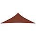 Parasole a Vela Oxford Triangolare 3,5x3,5x4,9 m Terracotta - Foto miniatura 3
