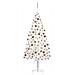 Set Albero Natale Artificiale con LED e Palline Bianco 240 cm - Foto miniatura 1