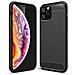 Maxy Custodia B-case Tpu Silicone Cover Case Per Apple Iphone 12 - 12 Pro Carbon Metal Black - Foto miniatura 1
