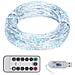 Filo Di Micro Lucine A Led 40m 400 Led Bianco Freddo 8 Funzioni - Foto miniatura 1