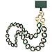 Gioiello Smartphone Catena A Maglie Larghe 120 Cm Moxie Serie Athena Verde E Oro - Foto miniatura 4