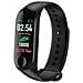 Activity Tracker SmartBand M3 Resistente all’Acqua IP68 Display 0.96" Bluetooth per Fitness con Cardiofrequenzimetro e Pedometro Nero - Europa - Foto miniatura 1