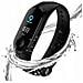 Activity Tracker SmartBand M3 Resistente all’Acqua IP68 Display 0.96" Bluetooth per Fitness con Cardiofrequenzimetro e Pedometro Nero - Europa - Foto miniatura 4