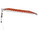 Tenda Sole Retrattile Arancione Marrone 4x3m Tessuto Alluminio - Foto miniatura 8