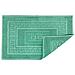Tappeto Bagno Doccia Spugna Tinta Unita Torino Tappetino Super Assorbente In Cotone Pelo Corto Con Greca 45x60 Verde - Foto miniatura 3