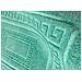 Tappeto Bagno Doccia Spugna Tinta Unita Torino Tappetino Super Assorbente In Cotone Pelo Corto Con Greca 45x60 Verde - Foto miniatura 4