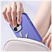Cover Per Iphone 15 Pro Max Silicone Premium Semi-rigido Opaca Soft-touch Viola - Foto miniatura 2