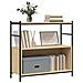Libreria Rovere Sonoma 80x30x78,5 Cm Legno Multistrato E Ferro - Foto miniatura 3