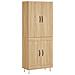 Credenza Rovere Sonoma 69,5x34x180 Cm In Legno Multistrato - Foto miniatura 2