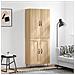 Credenza Rovere Sonoma 69,5x34x180 Cm In Legno Multistrato - Foto miniatura 1