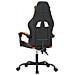Sedia da Gaming Girevole Nero e Arancione in Similpelle - Foto miniatura 4