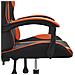 Sedia da Gaming Girevole Nero e Arancione in Similpelle - Foto miniatura 6