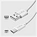 TECABLETISSUEUSBCG cavo USB 1,5 m USB 2.0 USB A USB C Bianco - Foto miniatura 2