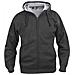 Basic Hoody Full Zip Men Antracite Melange S - Foto miniatura 1