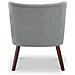 Set Di 2 Poltrone Cocktail Jofi In Tessuto Grigio Scuro - Foto miniatura 2