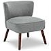 Set Di 2 Poltrone Cocktail Jofi In Tessuto Grigio Scuro - Foto miniatura 7