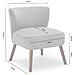 Set Di 2 Poltrone Cocktail Jofi In Tessuto Grigio Scuro - Foto miniatura 8