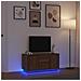 Mobile Porta TV con Luci LED Rovere Marrone 100x41x50 cm - Foto miniatura 7