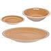 Dam  Set 18 Pz Piatti In Gres Porcellanato Bordo Beige 34,5x20x27,5 Cm. Beige - Foto miniatura 3