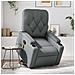 Lusso Casadino -  Poltrona Alzapersona Reclinabile Massaggio Grigio Similpelle - Foto miniatura 8