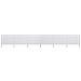 Paravento A 6 Pannelli In Tessuto 800x80cm Bianco - Foto miniatura 1