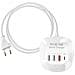 Stazione Ricarica 3 Usb + Usb-c Compatta, Bianco - Foto miniatura 1