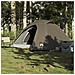 Tenda da Campeggio a Cupola per 4 Persone Marrone Impermeabile - Foto miniatura 2