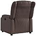 Poltrona Reclinabile Elettrica Marrone in Similpelle - Foto miniatura 4
