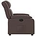 Poltrona Reclinabile Elettrica Marrone in Similpelle - Foto miniatura 9