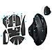 Adesivi Per Mouse Con Presa Migliorata Per Logitech G604 - Nero - Foto miniatura 1