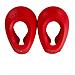 Protezioni Auricolari In Silicone Per Tinture Capelli - Protezione Professionale Red - Foto miniatura 1