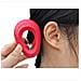 Protezioni Auricolari In Silicone Per Tinture Capelli - Protezione Professionale Red - Foto miniatura 5