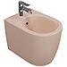 Sanitari Filomuro Opaco Infinity: Vaso, Bidet, Copriwater Soft-close - Salmone Opaco - Foto miniatura 4