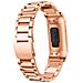 Cinturino Per Orologio In Acciaio Inossidabile Oro Rosa Per Fitbit Charge 3 - Foto miniatura 2