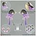 Cerchietto Con Orecchie Da Orso Panda Lolita Stile Cinese Con Nappe - Accessorio Per Cosplay E Streaming - Foto miniatura 6