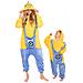 Pigiama Per Bambini Kigurumi Tuta Costume Minion Giallo 135-145 - Foto miniatura 5