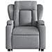 Poltrona Reclinante Alzapersona Elettrica Grigio Chiaro Tessuto - Foto miniatura 9
