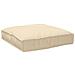Cuscino per pallet per seduta beige 80x80x12 cm in tessuto Oxford - Foto miniatura 1